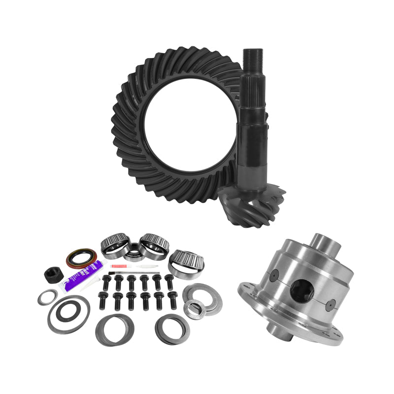 Yukon 11.25in Dana 80 Thin 3.73 Rear Ring & Pinion Install Kit 35 Spline Positraction 4.125in