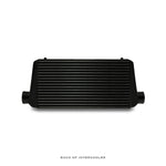 Mishimoto Universal Black R Line Intercooler Overall Size: 31x12x4 Core Size: 24x12x4 Inlet / Outlet