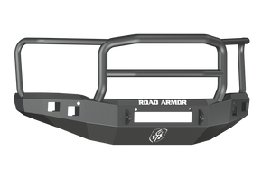 Road Armor 14-15 GMC 1500 Stealth Front Bumper w/Lonestar Guard - Tex Blk