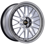 BBS LM 20x9.5 5x114.3 ET40 CB66 Diamond Silver Center Diamond Cut Lip Wheel