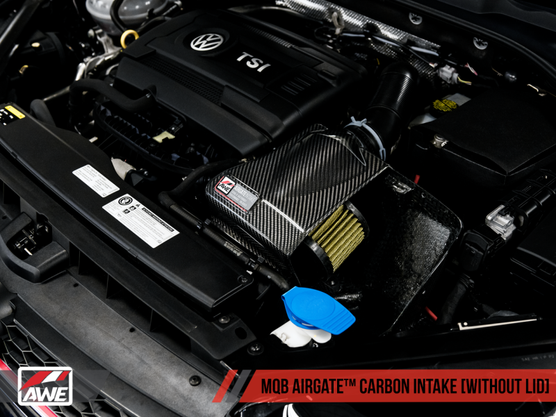 AWE Tuning Audi / Volkswagen MQB 1.8T/2.0T/Golf R Carbon Fiber AirGate Intake w/o Lid