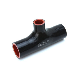 HPS Performance Silicone Tee Hose AdapterHigh Temp 4-ply Reinforced2-1/8" IDBlack