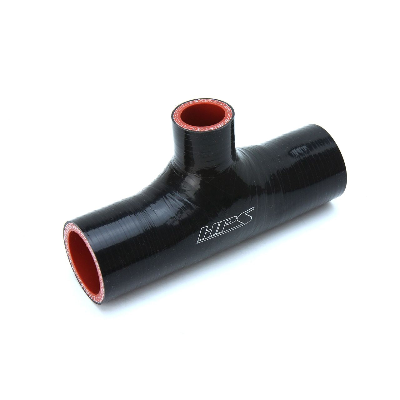 HPS Performance Silicone Tee Hose AdapterHigh Temp 4-ply Reinforced1-3/4" IDBlack