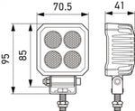 Hella ValueFit LED Work Light TS1700 LED MV CR LT