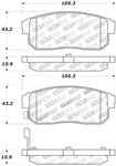 StopTech Street Touring 11/00-02 Infiniti G20/10/00-04 I30/I35 Rear Brake Pads