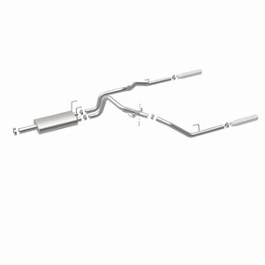 Magnaflow 09-13 Dodge Ram 1500 V6 3.6L Dual Spilt Rear Exit Polished Stainless C/B Perf Exhaust