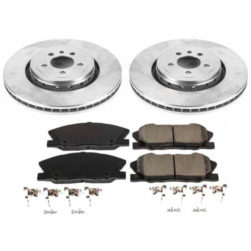 Power Stop 14-22 Dodge Charger Front Autospecialty Brake Kit