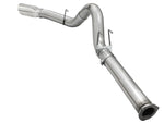 aFe MACHForce XP Exhaust 5in DPF-Back SS Exh 2015 Ford Turbo Diesel V8 6.7L Polished Tip