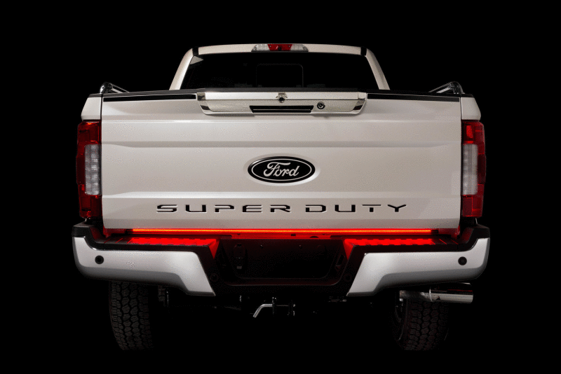 Putco 60in Red Blade LED Tailgate Light Bar for Ford Turcks w/ Blis and Trailer Detection