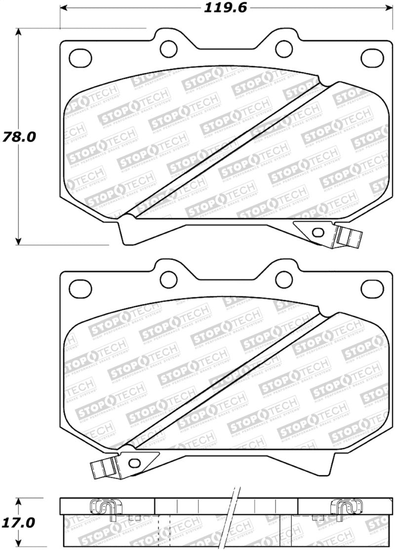 StopTech Street Brake Pads