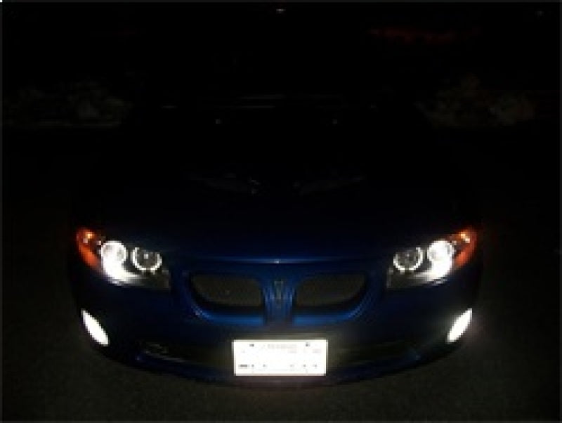 Spyder Pontiac GTO 04-06 Projector Headlights LED Halo LED Black High H1 Low H1 PRO-YD-PGTO04-HL-BK