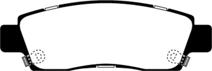 EBC 03-05 Chevrolet SSR 5.3 Redstuff Rear Brake Pads
