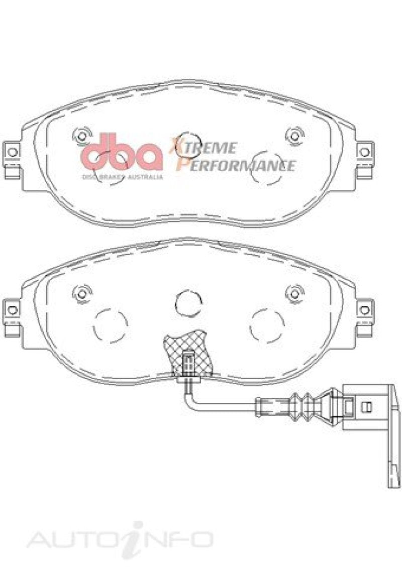 DBA 13-21 Volkswagen Golf R (MK7) XP Performance Front Brake Pads