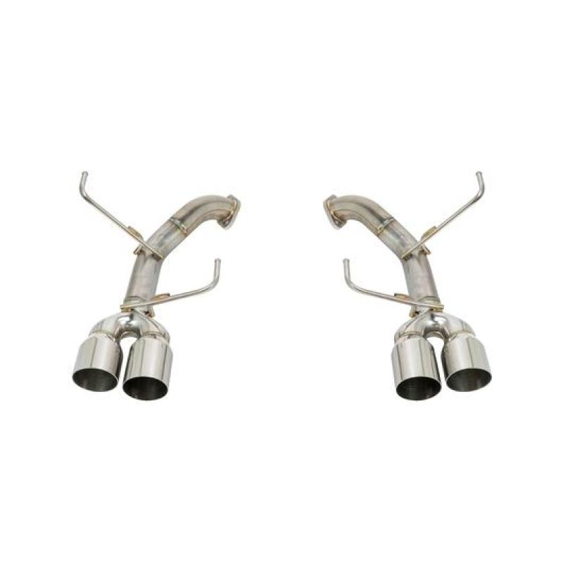 Remark 11-14 Subaru WRX/STI GR (GV) Sedan Axle Back Exhaust w/Stainless Steel Single Wall Tip