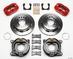 Wilwood Dynapro Low-Profile 11.00in P-Brake Kit - Red Chevy 12 Bolt Spcl 2.81in Off Stag Mount