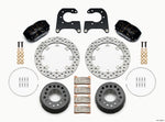 Wilwood Dynapro Lug Mount Single Rear Dynamic Kit SA Drilled 58-64 Olds/Pont 1/2in Studs