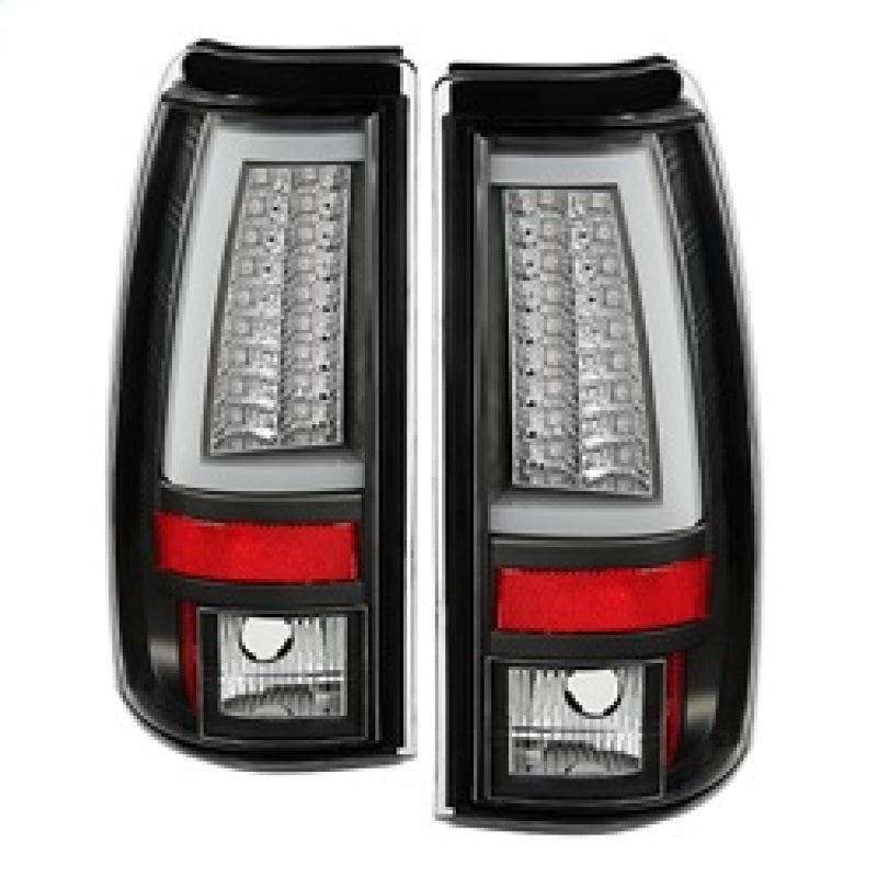 Spyder Chevy Silverado 1500/2500 03-06 Version 2 LED Tail Lights - Black ALT-YD-CS03V2-LED-BK