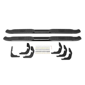 Westin 2007-2018 Toyota Tundra CrewMax PRO TRAXX 4 Oval Nerf Step Bars - Black