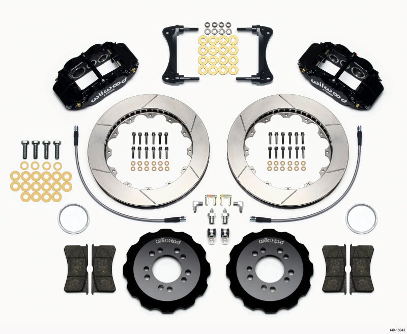 Wilwood Narrow Superlite 6R Front Hat Kit 13.06in 2008-up Hyundai Genesis Coupe w/Lines