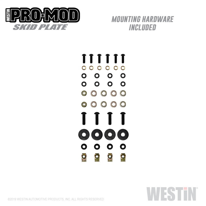 Westin 14-21 Toyota Tundra Pro-Mod Skid Plate - Textured Black