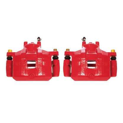 Power Stop 08-17 Mitsubishi Lancer Front Red Calipers w/Brackets - Pair