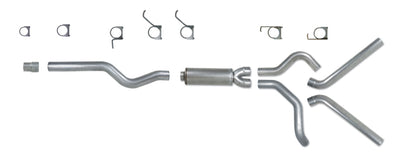 Diamond Eye KIT 4in Catback DUAL SS: 2006-2007.5 CHEVY/GMC 6.6L 2500/3500