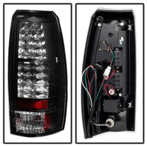 Spyder Chevy Avalanche 07-13 LED Tail Lights Black ALT-YD-CAV07-LED-BK