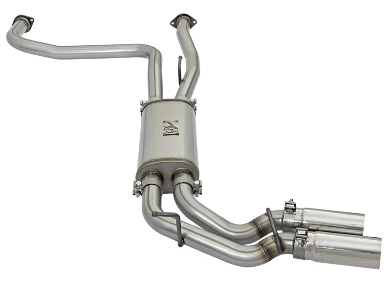 aFe Rebel Series 3in SS Cat-Back Exhaust System w/ Polished Tip 04-15 Nissan Titan V8 5.6L