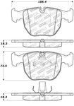 StopTech Street Touring 00-04 BMW M5 E39 / 00-06 X5 Front Brake Pads