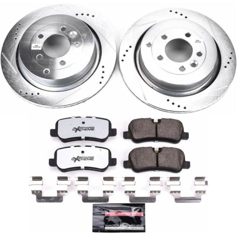 Power Stop 10-16 Land Rover LR4 Rear Z36 Truck & Tow Brake Kit