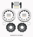 Wilwood Pro-Matrix Rear Kit Drilled 05-12 Mustang GT (2pc Hat/Rtr)