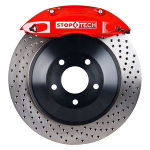 StopTech 11-15 Dodge Challenger ST-40 Calipers 350x28mm Drilled Rotors Rear Touring Big Brake Kit