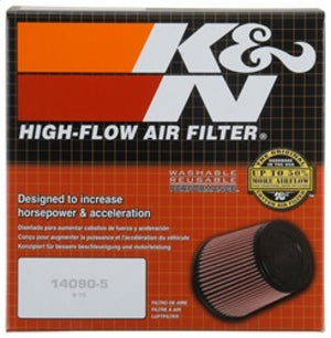 K&N washable, reusable High-Flow Air Filter.