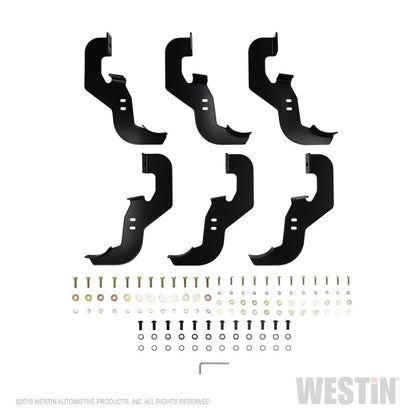 Westin 2019-2026 Chevy Silverado/Sierra 1500 Crew Cab Non LD PRO TRAXX 4 Oval Nerf Step Bars - Black