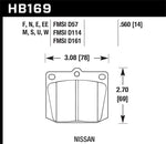 Hawk Nissan 810/240Z/260Z/280Z/620 / Toyota Corona/Cressida/Crown/PU HT-10 Front Race Brake Pads