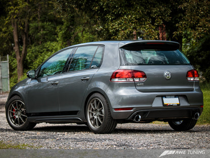 AWE Tuning Mk6 GTI Performance Cat-Back - Chrome Silver Round Tips