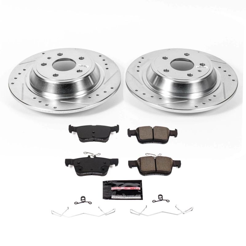 Power Stop 2020 Ford Fusion Rear Z23 Evolution Sport Brake Kit