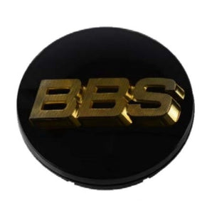 BBS Center Cap 56mm Black/Gold (56.24.012)