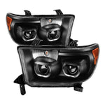 Xtune Toyota Tundra 07-13 Projector Headlights Eliminates AFS LED Halo Black PRO-JH-TTUN07-CFB-BK