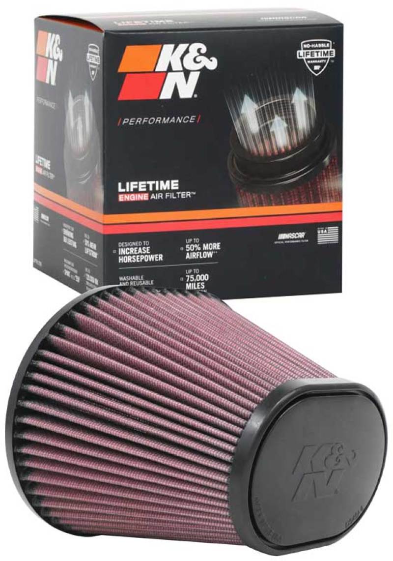 K&N Universal Air Filter 100mm Flange / 174mmX 134mm Base / 114mmX 82mm Top / 127mm Height