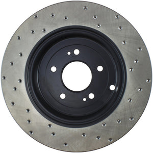StopTech Power Slot 10-13 Hyundai Genesis Coupe Track & R-Spec Rear Right Drilled Rotor