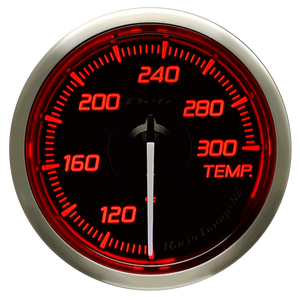 DEFI Racer Temp Gauge N2 52mm (US) Red