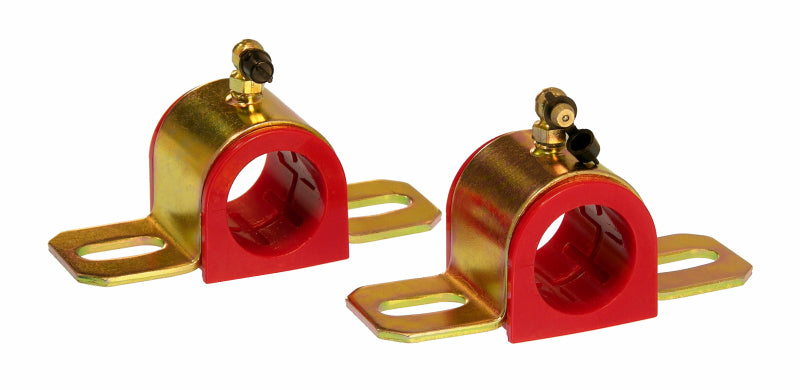 Prothane Universal 90 Deg Greasable Sway Bar Bushings - 31MM - Type B Bracket - Red