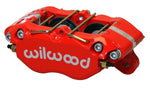 Wilwood Caliper-Dynapro Dust-Boot 5.25in Mount - Red 1.75in Pistons 1.00in Disc