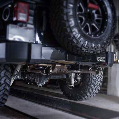 Stainless Works 2007-17 Jeep Wrangler Axle Back Exhaust