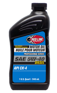 Red Line Pro-Series Diesel CK4 5W40 Motor Oil - Quart