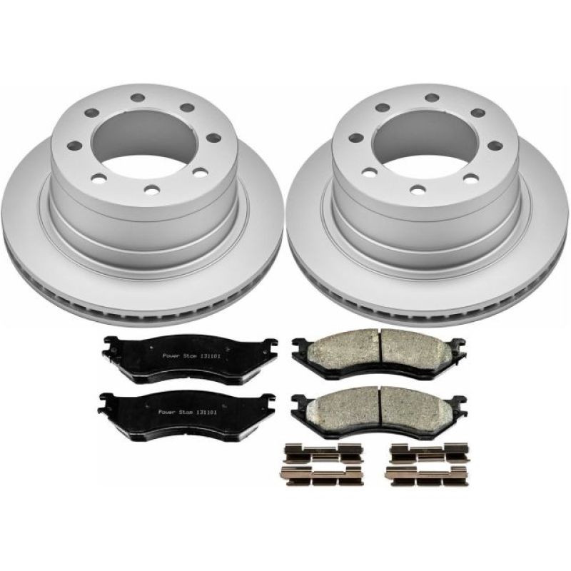 Power Stop 06-08 Dodge Ram 1500 Rear Z17 Evolution Geomet Coated Brake Kit