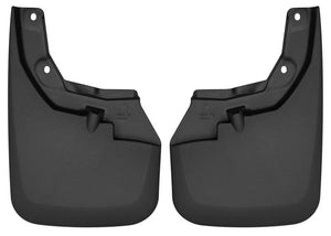 Husky Liners 16-22 Toyota Tacoma w/ OE Fender Flares Custom Molded Front Mud Guards - Black