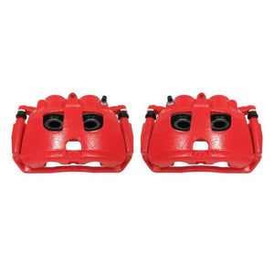 Power Stop 09-10 Dodge Ram 2500 Rear Red Calipers w/Brackets - Pair