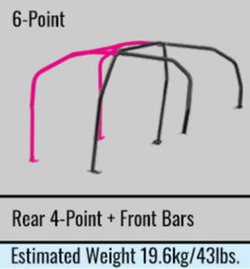 Cusco Roll Cage 6 points Dash Through Cromoly 4 Passenger CT9A Evo 9 (S/O / No Cancel)